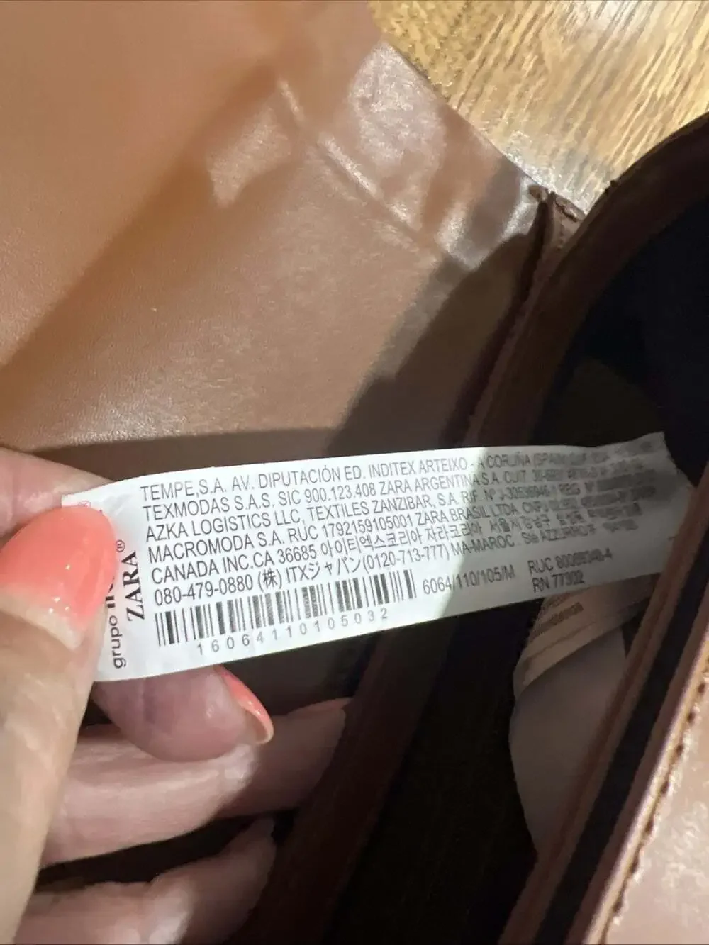 Zara faux leather
